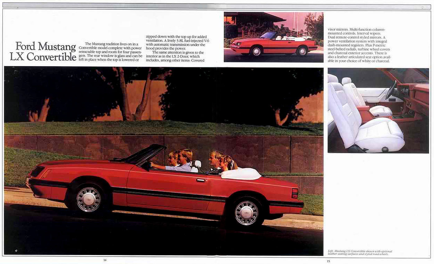1985 Ford Mustang SVO Brochure Page 21